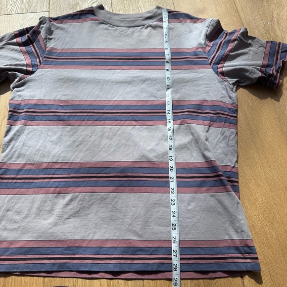 UNIQLO U Men's Striped purple t-shirt - L - Picture 7 of 10